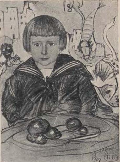 Portrait of a boy, 1924, Stanisław Ignacy Witkiewicz