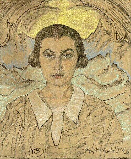 Portrait of Teresa Kurnatowska-Raszewska, 1926, Stanisław Ignacy Witkiewicz