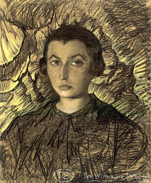 Portrait of Teresa Kurnatowska-Raszewska, 1926, Stanisław Ignacy Witkiewicz