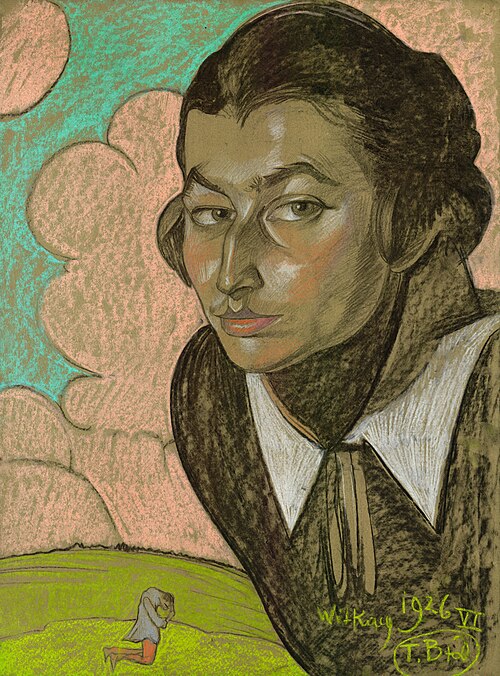 Portrait of Teresa Kurnatowska-Raszewska, 1926, Stanisław Ignacy Witkiewicz