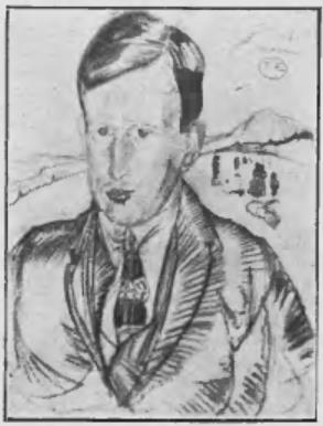 Portrait of Stafan Napierski, 1924, Stanisław Ignacy Witkiewicz