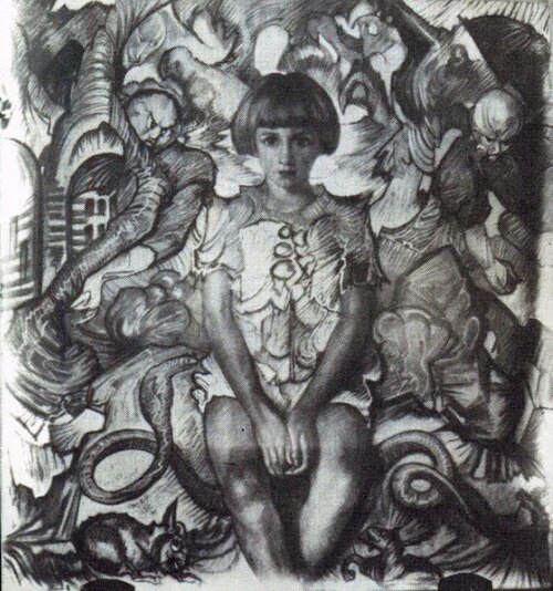 Portrait of Sławomir Staroniewicz, 1925, Stanisław Ignacy Witkiewicz