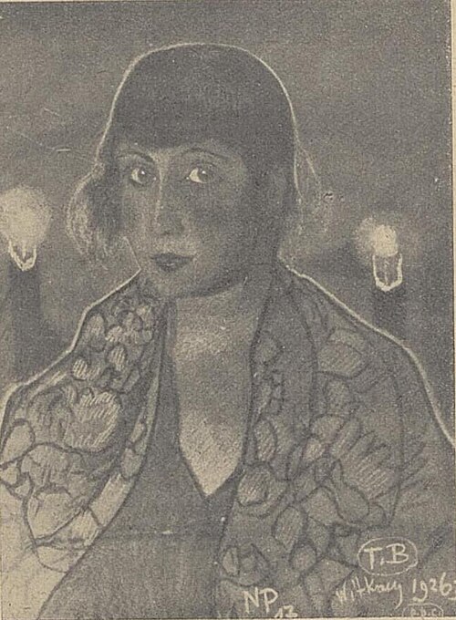 Portrait of Kazimiera Alberti, 1926, Stanisław Ignacy Witkiewicz