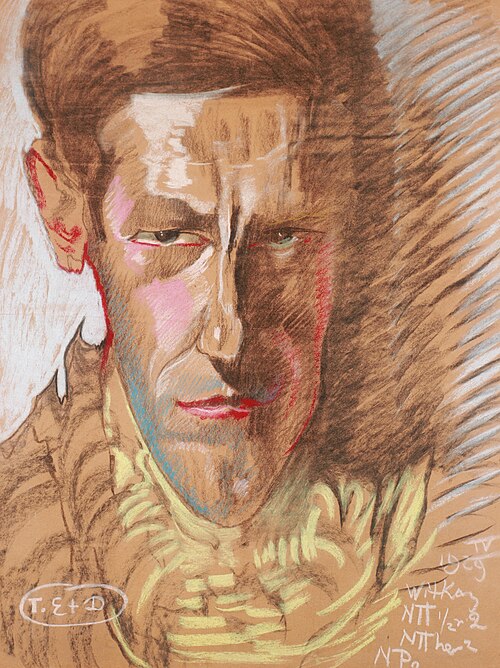 Portrait of a man, 1929, Stanisław Ignacy Witkiewicz
