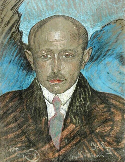 Portrait of Ludwik Kotulski, 1928, Stanisław Ignacy Witkiewicz