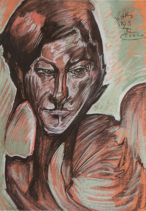 Portrait of Leokadia Białynicka-Birula, remarried Janiszewska, "Griffin", 1928, Stanisław Ignacy Witkiewicz