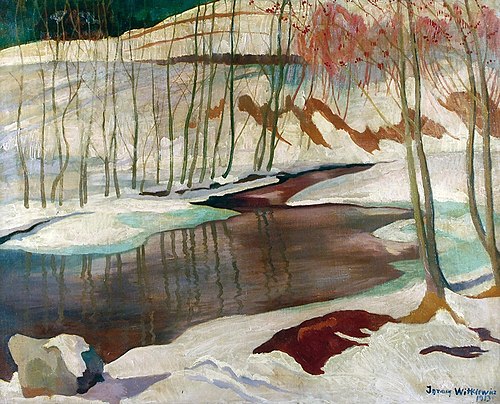 Winter landscape (Zakopane), 1913, Stanisław Ignacy Witkiewicz