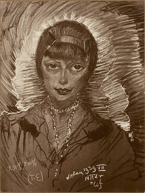 Portrait of a woman, 1929, Stanisław Ignacy Witkiewicz