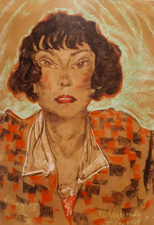Portrait of Mira Zimińska, 1929, Stanisław Ignacy Witkiewicz