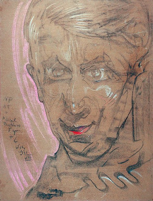 Portrait of Rev. Piotr Śledziewski, 1931, Stanisław Ignacy Witkiewicz