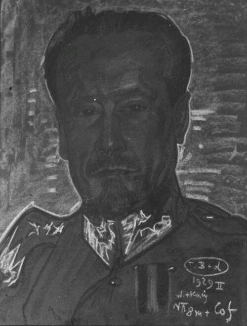 Portrait of General Józef Haller, 1929, Stanisław Ignacy Witkiewicz