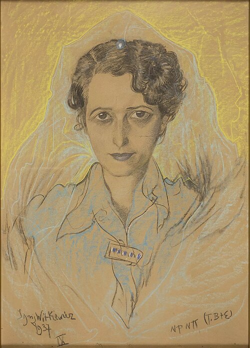 Portrait of a woman, 1937, Stanisław Ignacy Witkiewicz