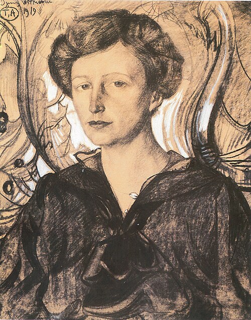 Portrait of Józefa Krzyształowiczowa, 1919, Stanisław Ignacy Witkiewicz