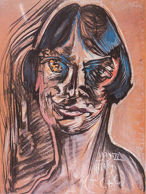Portrait of Eleanor Plutynska, 1929, Stanisław Ignacy Witkiewicz