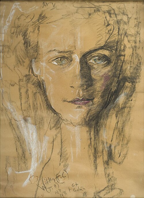 Portrait of a woman, 1920, Stanisław Ignacy Witkiewicz
