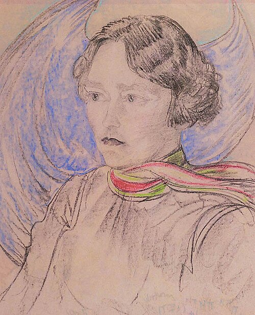 Portrait of Anna Przybyłko-Potocka, 1935, Stanisław Ignacy Witkiewicz
