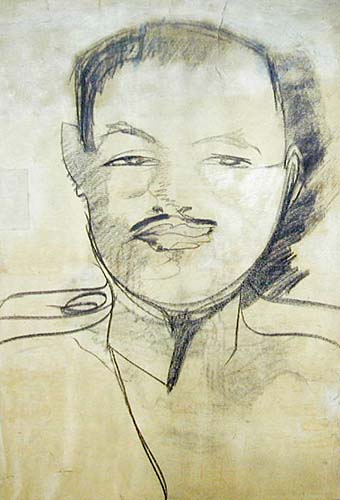 Portrait of an officer, 1916, Stanisław Ignacy Witkiewicz