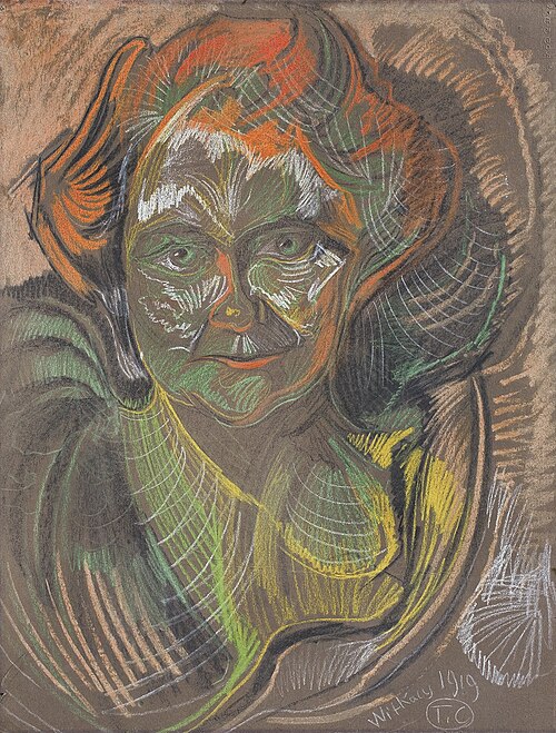 Portrait of a woman, 1919, Stanisław Ignacy Witkiewicz