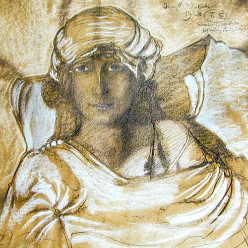 Portrait of Irena Solska, 1923, Stanisław Ignacy Witkiewicz