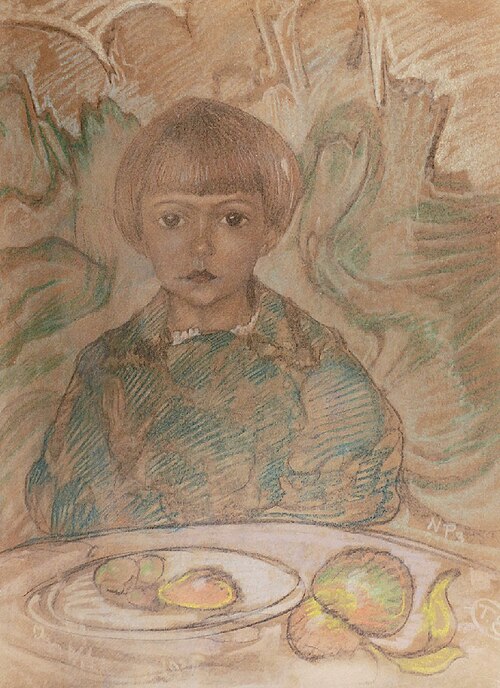 The child at the table, 1925, Stanisław Ignacy Witkiewicz