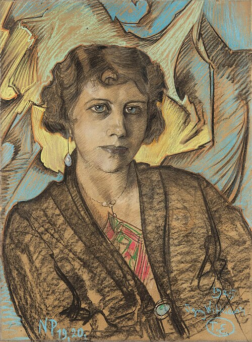 Portrait of a woman, 1925, Stanisław Ignacy Witkiewicz