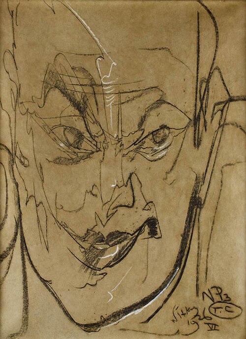 Portrait of a man, 1926, Stanisław Ignacy Witkiewicz