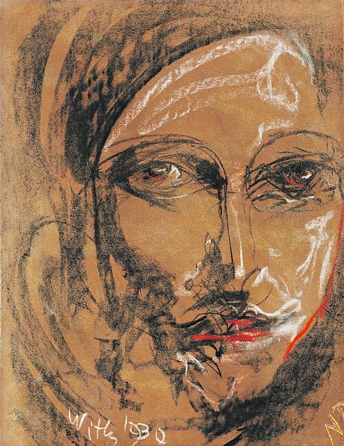 Portrait of a woman, 1930, Stanisław Ignacy Witkiewicz