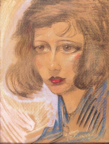 Portrait of Nena Stachurska, 1930, Stanisław Ignacy Witkiewicz