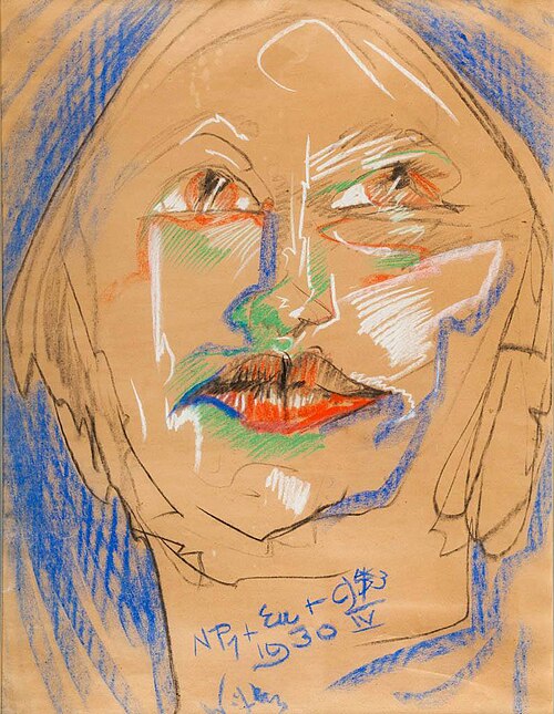 Portrait of a woman, 1930, Stanisław Ignacy Witkiewicz