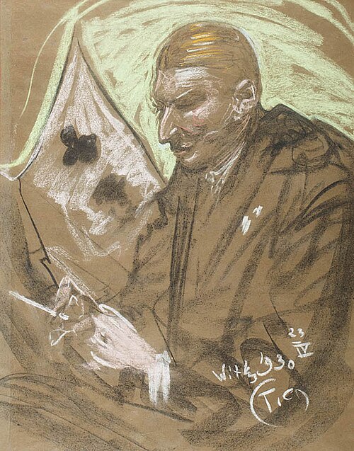 Portrait of a man, 1930, Stanisław Ignacy Witkiewicz