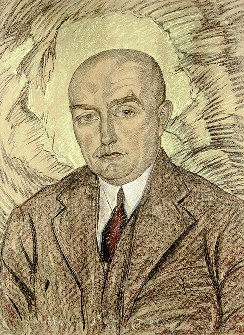 Portrait of a man, 1930, Stanisław Ignacy Witkiewicz