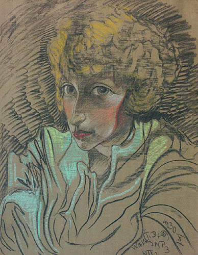 Portrait of Nena Stachurska, 1930, Stanisław Ignacy Witkiewicz