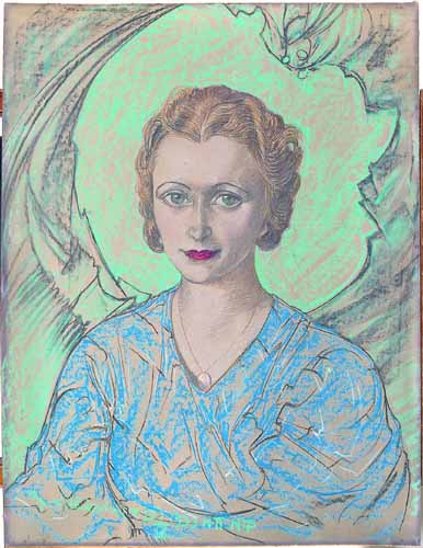 Portrait of Helena Szczepańska, 1933, Stanisław Ignacy Witkiewicz