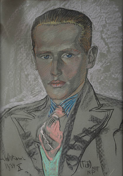 Portrait of Adam Rzepka, 1934, Stanisław Ignacy Witkiewicz