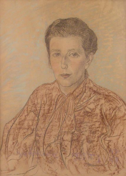 Portrait of Stefania Konińska née Machów, 1935, Stanisław Ignacy Witkiewicz