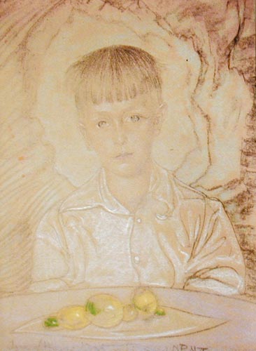 Portrait of a boy, 1935, Stanisław Ignacy Witkiewicz