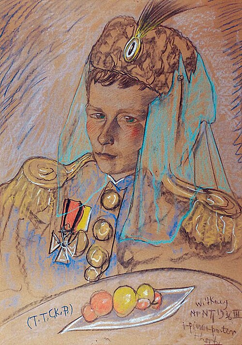 Portrait of Przemysław Kotarbiński, 1936, Stanisław Ignacy Witkiewicz