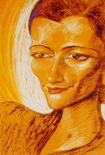 Portrait of Maria Kamińska, 1936, Stanisław Ignacy Witkiewicz
