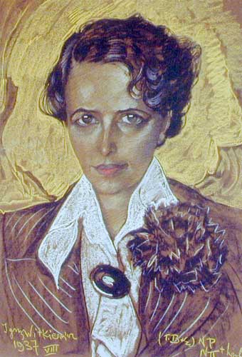 Portrait of a woman, 1937, Stanisław Ignacy Witkiewicz