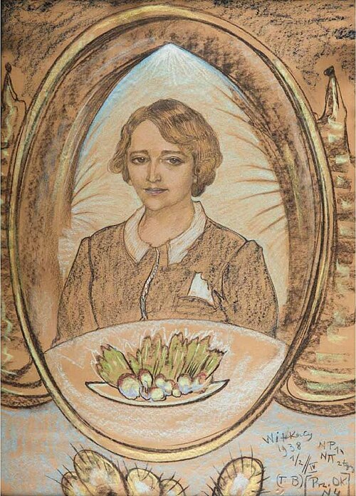 Portrait of Helena Maciak, 1938, Stanisław Ignacy Witkiewicz