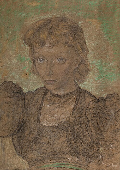 Portrait of a woman, 1938, Stanisław Ignacy Witkiewicz