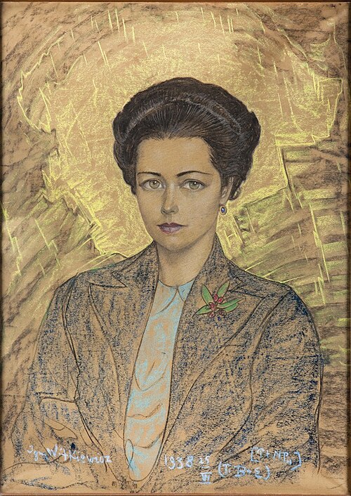 Portrait of Wilhelmina Strzelecka - Różycka, 1938, Stanisław Ignacy Witkiewicz