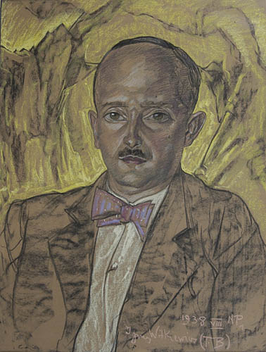 Portrait of Stefan Dembicki, 1938, Stanisław Ignacy Witkiewicz