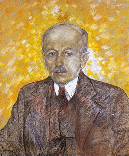 Portrait of prof. Steuermark, 1938, Stanisław Ignacy Witkiewicz