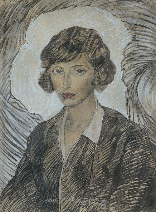 Portrait of Zofia z Minkiwewiczów Glass, 1930, Stanisław Ignacy Witkiewicz