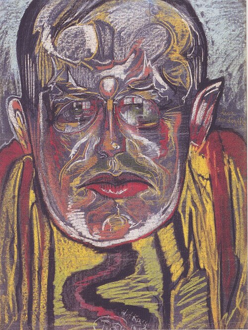 Portrait of Leon Chwistek, 1923, Stanisław Ignacy Witkiewicz