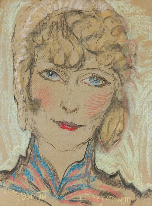 Portrait of Olga Wojakowa, 1931, Stanisław Ignacy Witkiewicz