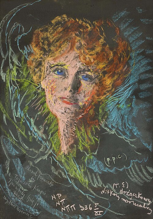 Portrait of Olga Wojakowa, 1936, Stanisław Ignacy Witkiewicz
