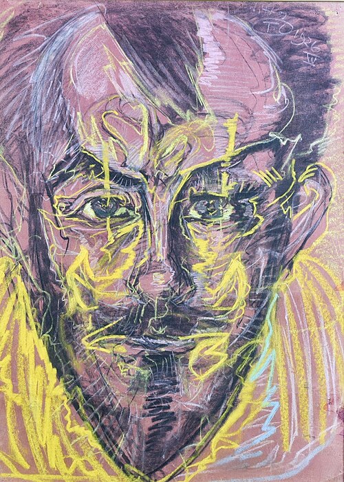 Portrait of Jan Kasprowicz, 1926, Stanisław Ignacy Witkiewicz