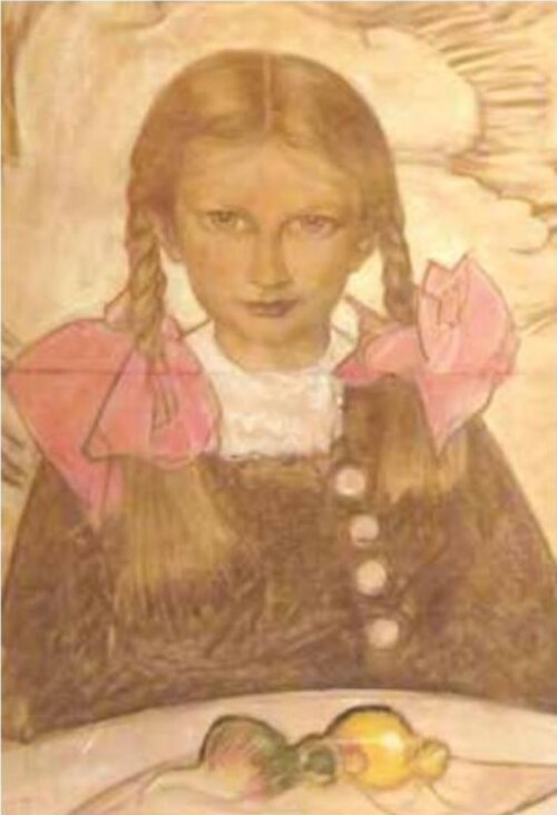Portrait of Danuta Schiele, 1930, Stanisław Ignacy Witkiewicz